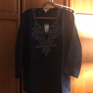 Lilly Pulitzer Amelia Island tunic XL NWT